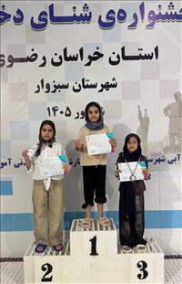 جشنواره شنای دختران در سبزوار با حضور بیش از 250 شناگر برگزار شد